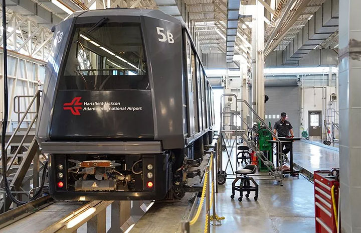 三菱重工、アトランタ空港の無人運転車両更新受注