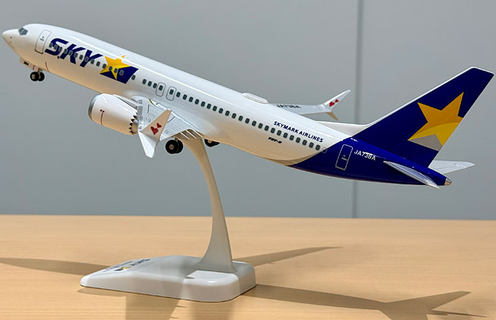 スカイマーク、737MAXモデルプレーン当たるSNSキャンペーン 6/14まで