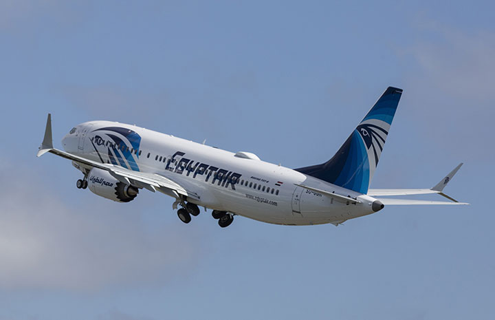 エジプト航空、737MAX初受領 SMBCがリース