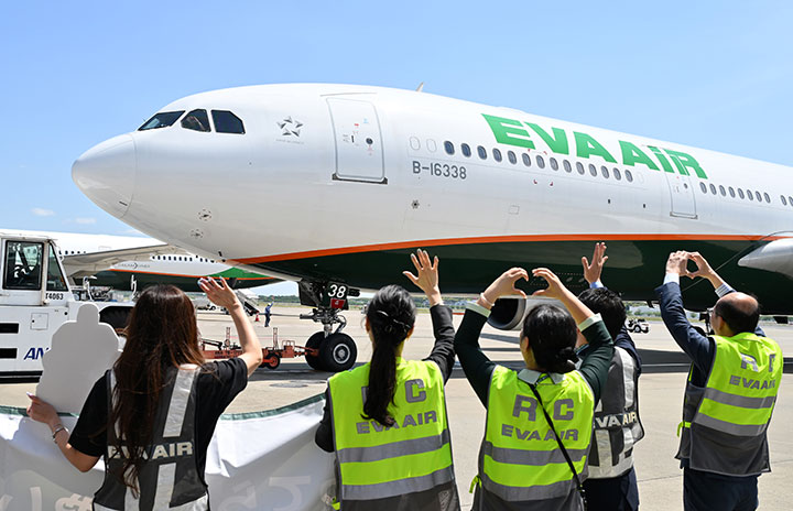 エバー航空、成田－高雄A330-300に大型化 高雄発着強化で
