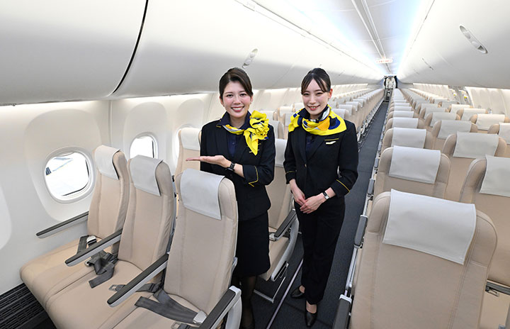 スカイマーク737-8、USB Type-CとAC電源で充電可 日本初の737MAX、Wi