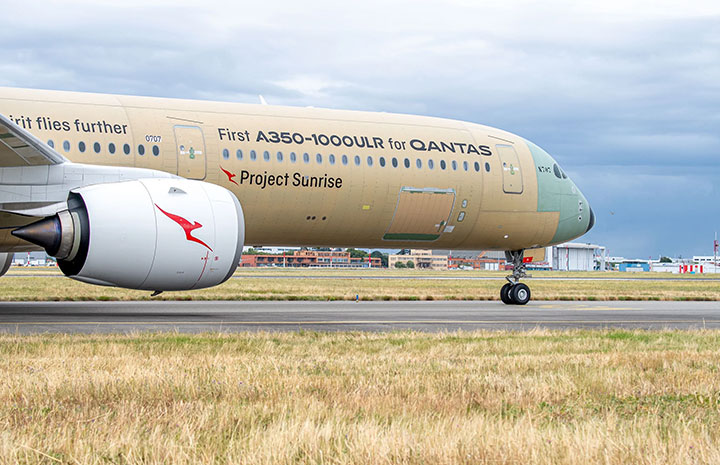 S*o様 カンタス航空A350-1000 カンタス航空A350-1000ULR、シドニー－ロンドンが1路線目 世界最長27年