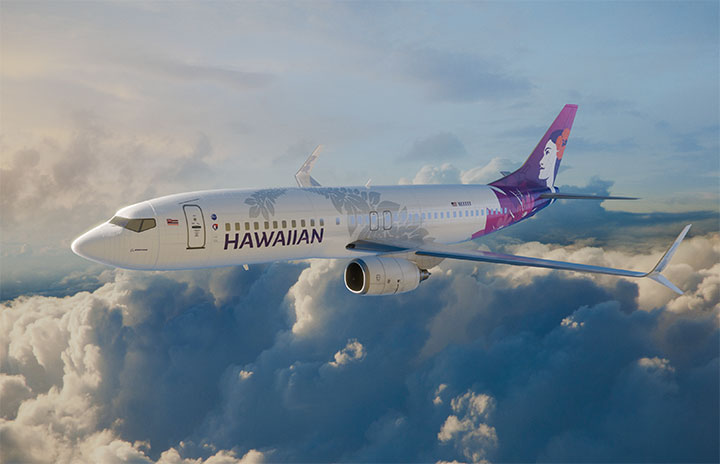 ハワイアン航空、717後継に737-800 従来塗装で