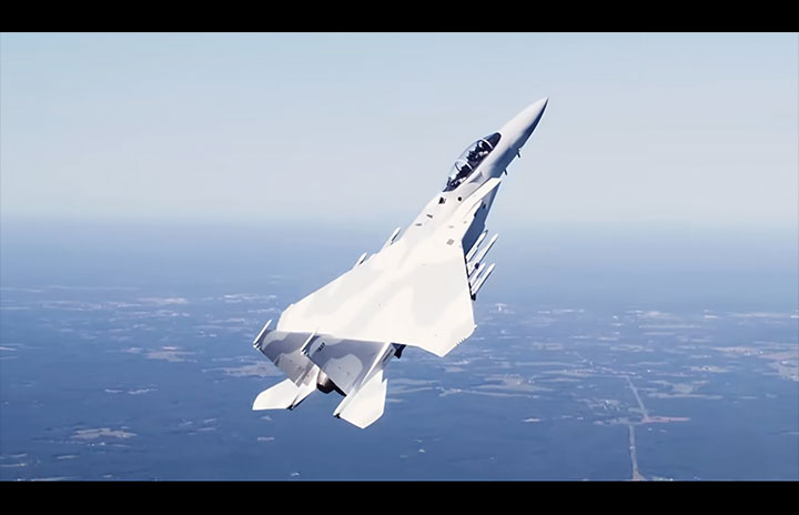 F-15EXを徹底紹介 ボーイング全面協力動画、製造現場から超音速飛行まで