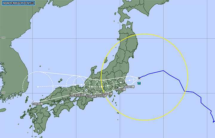 台風15号、11日は国内線64便欠航 関東上陸のおそれ
